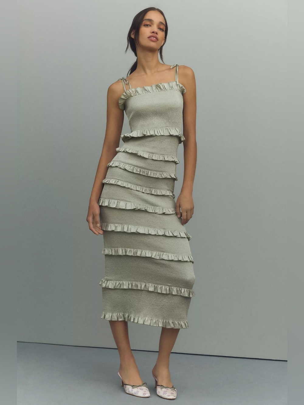 V Chapman Lily Ruffle Dress